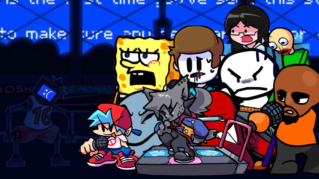 FNF GLITCHER BUT EVERYONE SINGS IT
