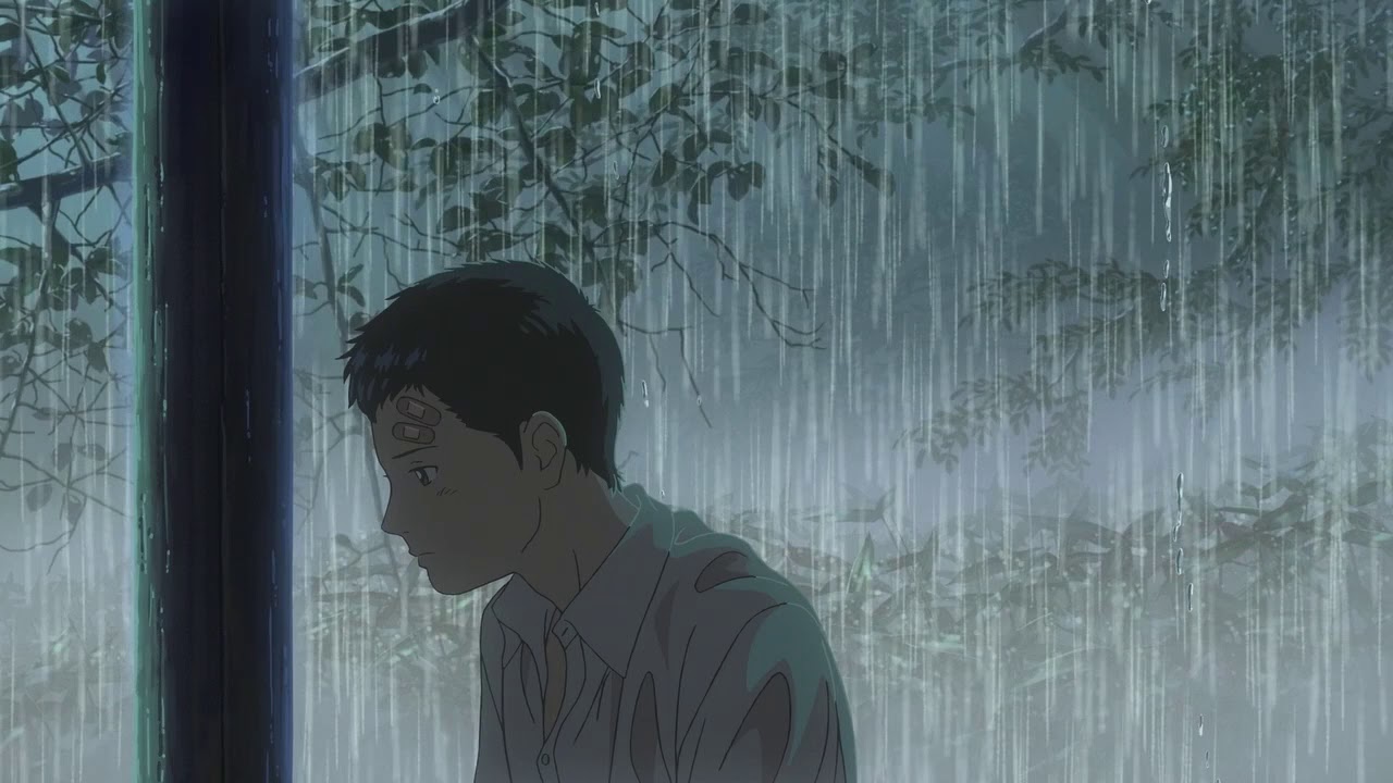 rude eternal youth (slowed + reverb) with rain sound