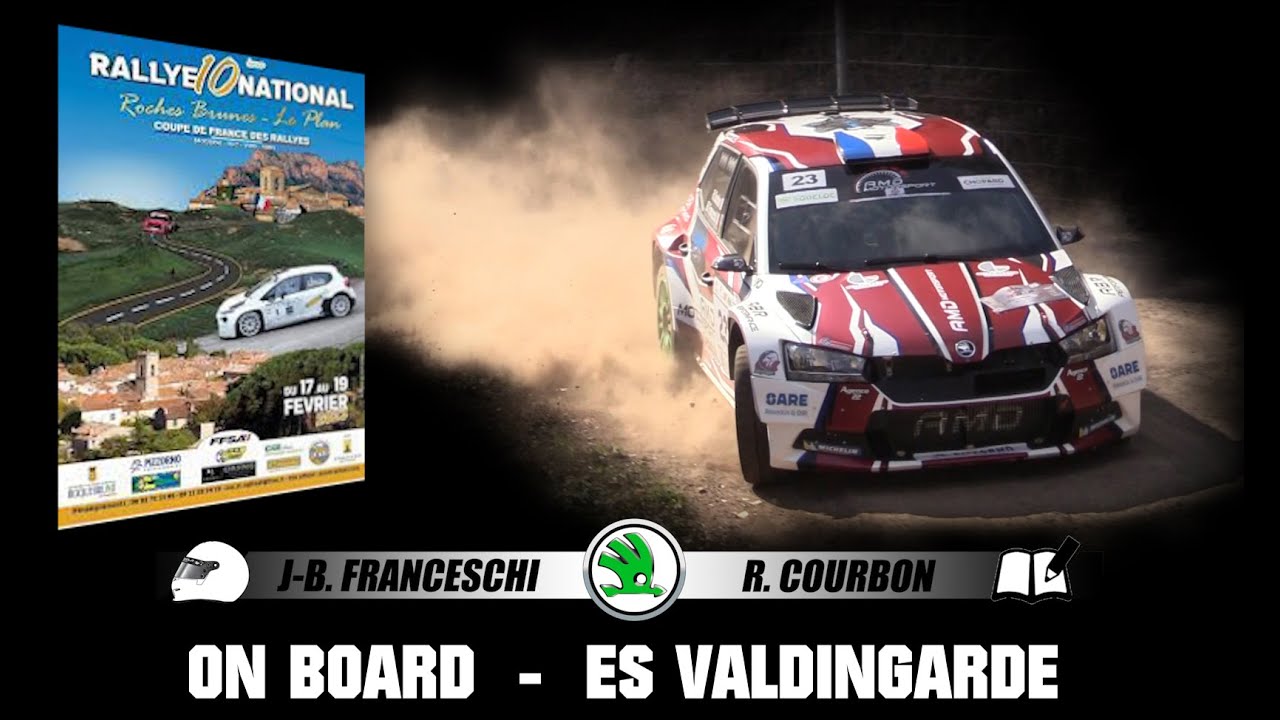 ON BOARD JB. FRANCESCHI - R. COURBON / SKODA R5 / RALLYE DES ROCHES BRUNES 2023