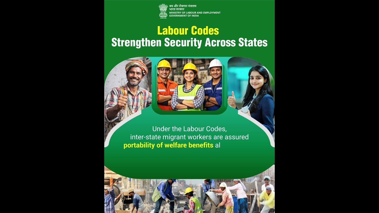 Under the OSH&WC Code, 2020, inter-state migrant workers enjoy full portability of welfare benefits