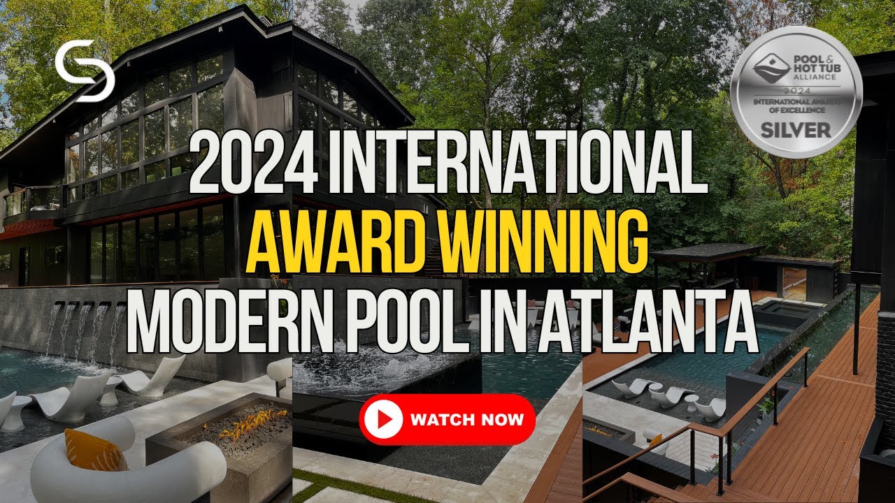 You HAVE to see this 2024 AWARD WINNING Modern Pool Design in Atlanta!