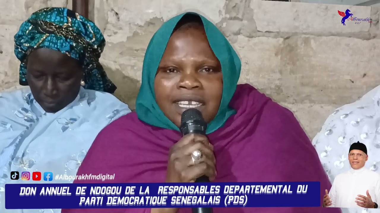 ⛔️Don de Ndogou de la responsable départemental des femmes du parti democratique senegalais (PDS)