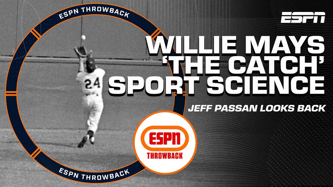 Willie Mays &lsquo;The Catch&rsquo; ⚾️ | Sport Science | ESPN Throwback