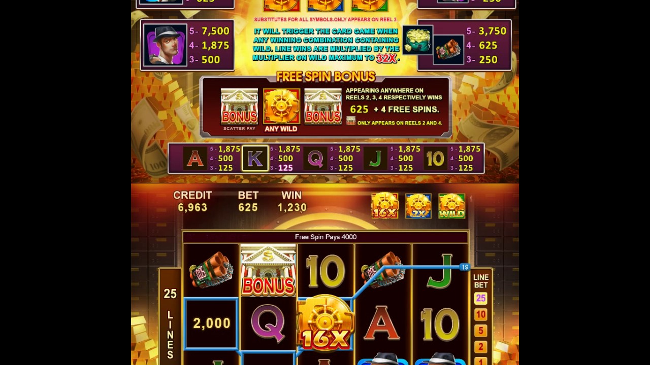 ALPHABET Slots: Bang Bang Bank
