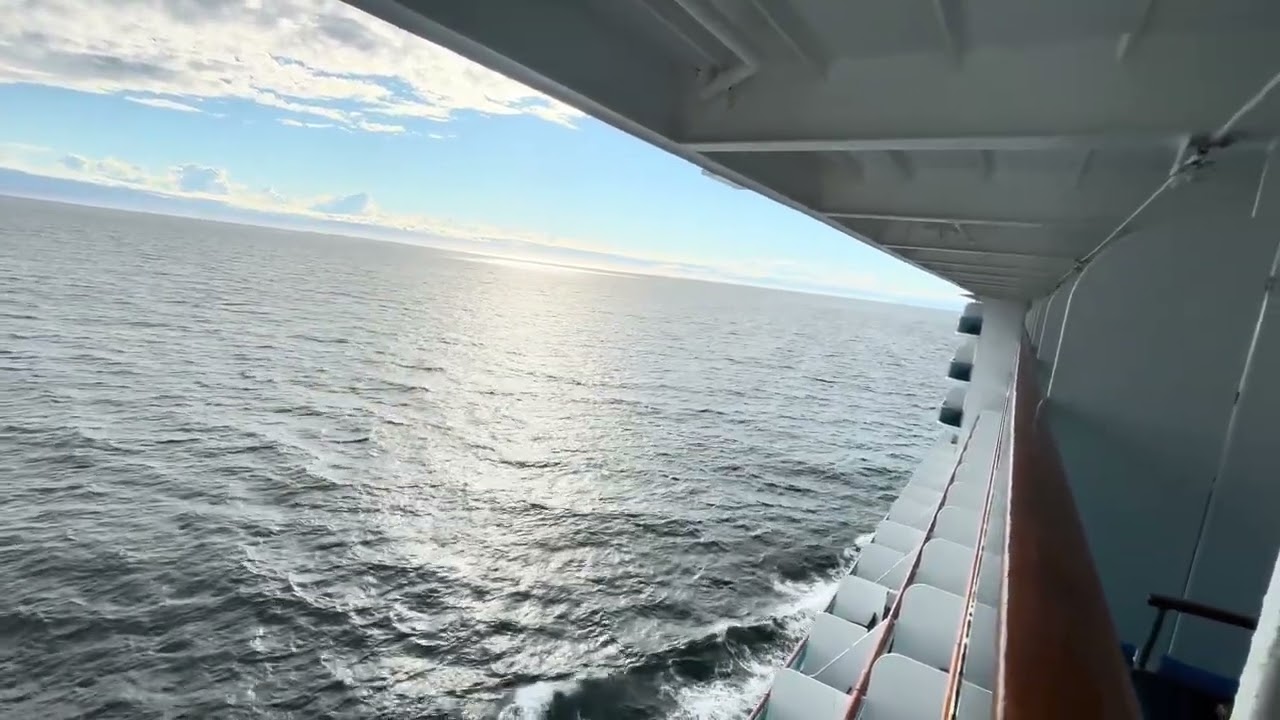 View from our balcony Princess Cruise to Alaska Sept 2025