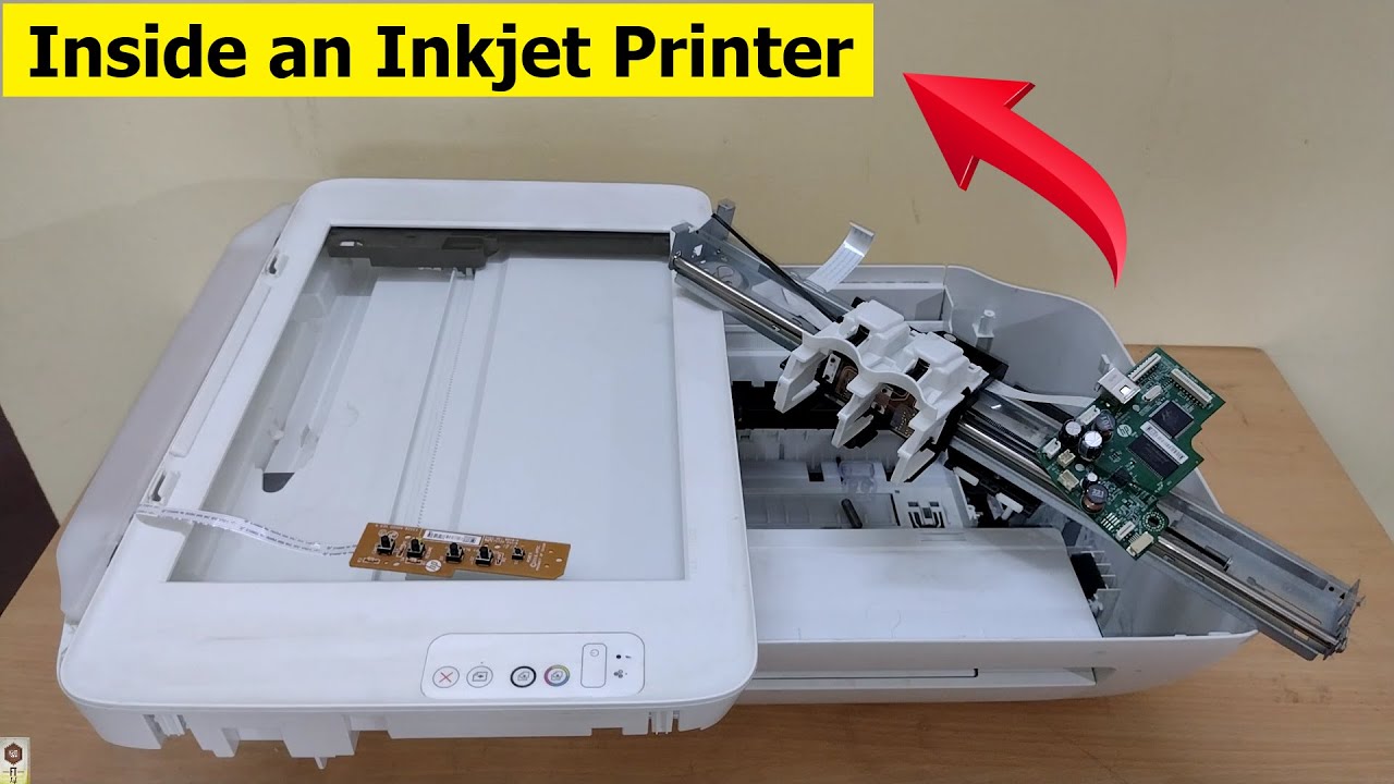 Inside an All-in-One Inkjet Printer | What's inside a printer | Different Parts of Printer |in Hindi