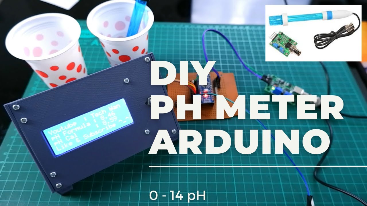 DIY pH Meter Arduino with module ph4502c, calibration and arduino code