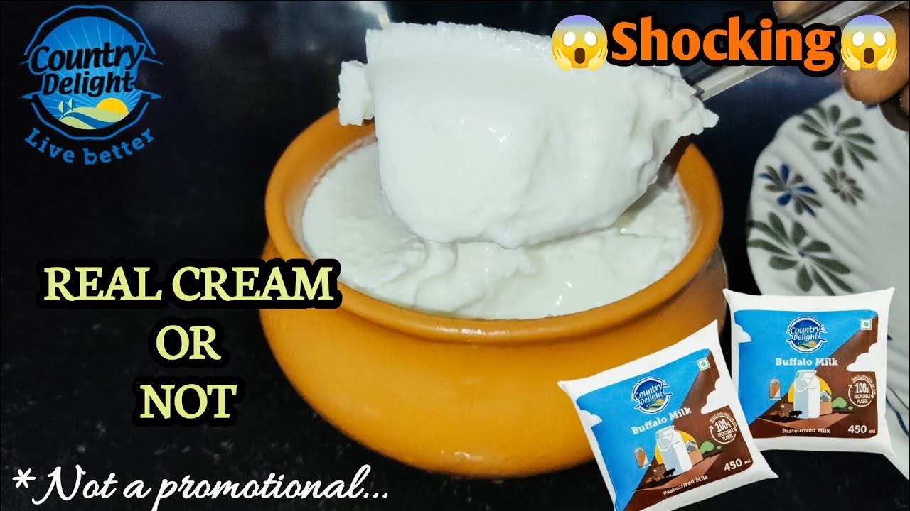 🚨SHOCKING RESULTS 😱 Country Delight milk cream and curd genuine review ✅ Not promotion 👍
