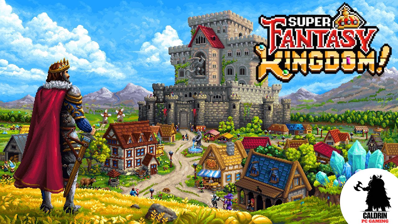Игровой процесс Super Fantasy Kingdom Pixel Art Kingdom Builder