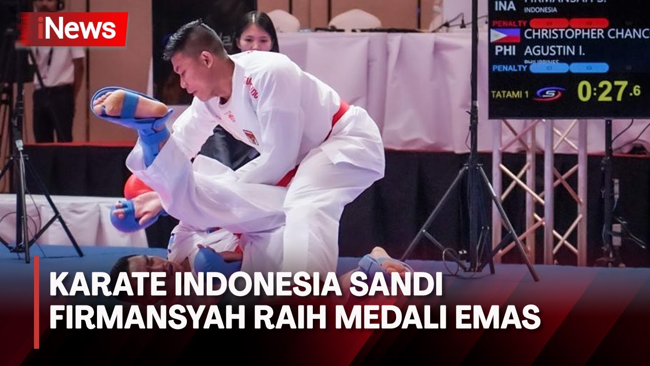 Karate Indonesia Sandi Firmansyah Raih Emas di Komite Perorangan Putra