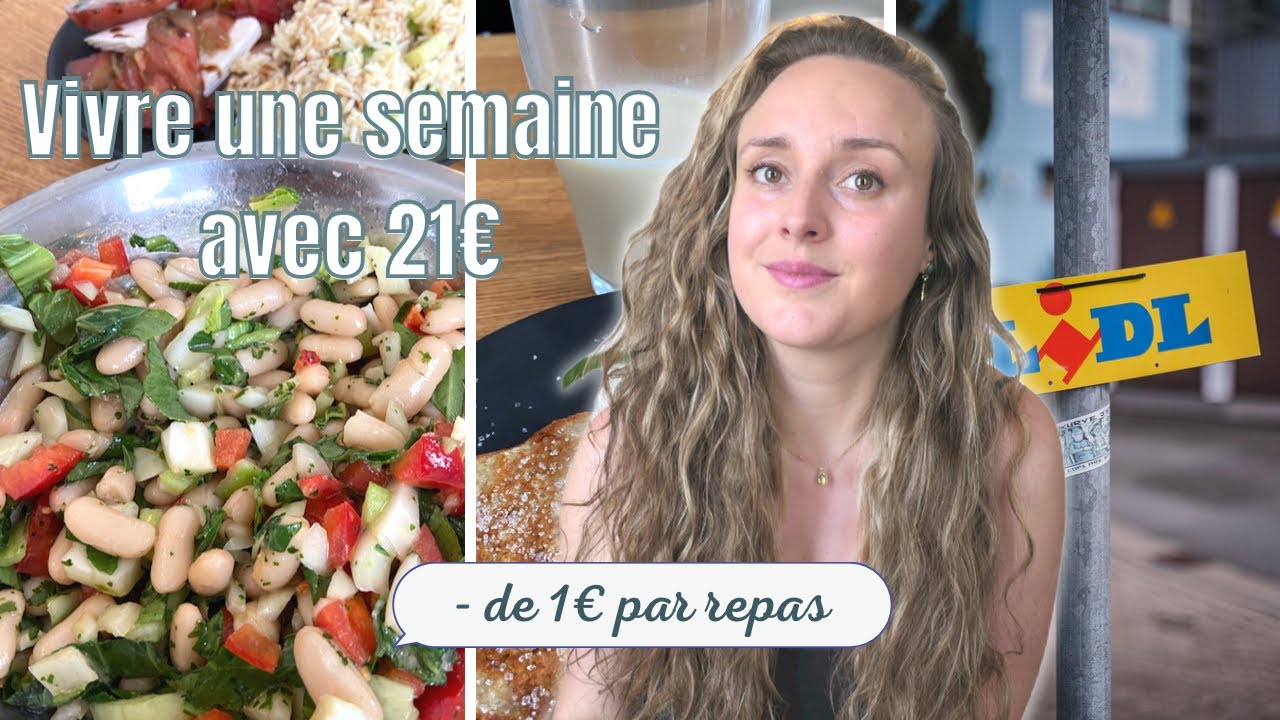 Manger avec 1&euro; par repas : LE BILAN | 7 jours d'id&eacute;es repas petit budget malgr&eacute; l'inflation | JOUR 7