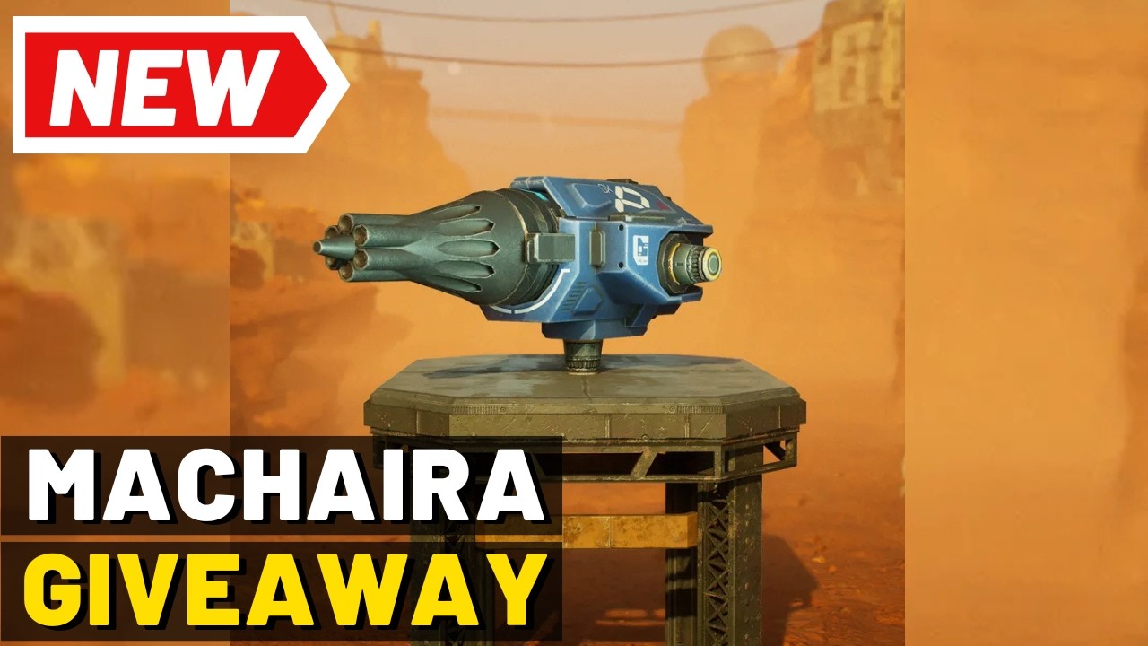 Machaira weapons giveaway and gameplay - War Robots #WRWinMachaira