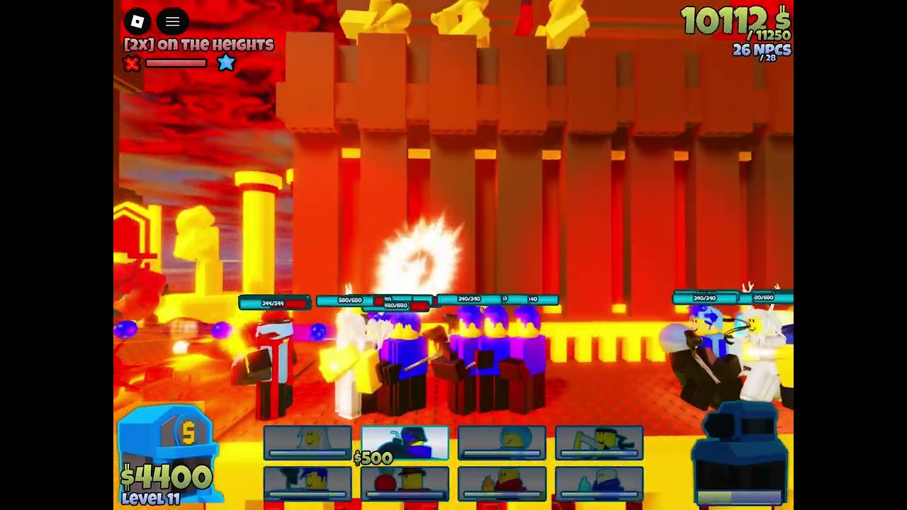 [CUSTOM LOADOUT] ball pit vs fire chicken sword guy￼￼
