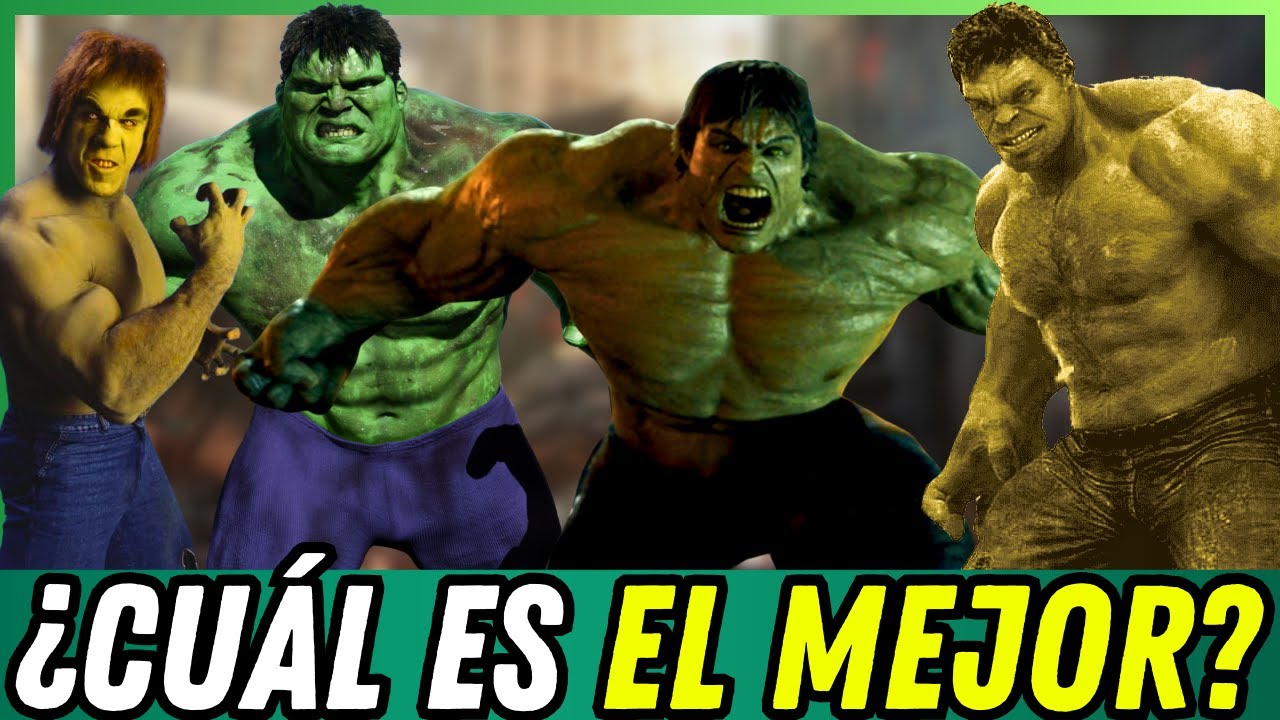 ¿Cuál es el MEJOR HULK live action? 🔝 ¡La RESPUESTA es una VERDAD APLASTANTE! 👊