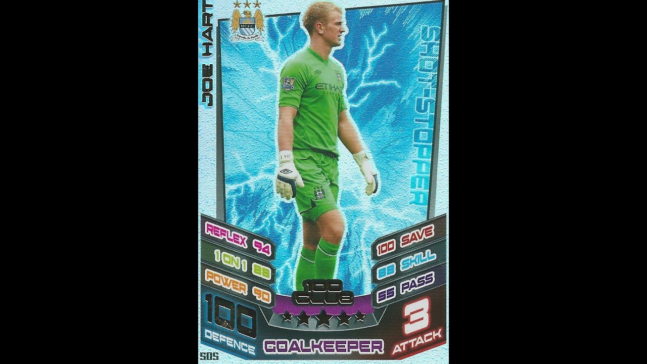 Prezentacja: Moja karta MATCH ATTAX - 100 CLUB - JOE HART