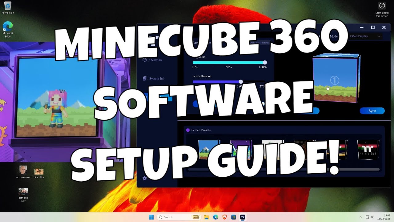Руководство по программному обеспечению для ЖК-дисплея Thermaltake Minecube 360 ​​Ultra SYNC ARGB