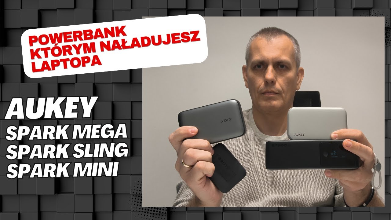 AUKEY Spark Mega 27600 140W - powerbank którym naładujesz laptopa