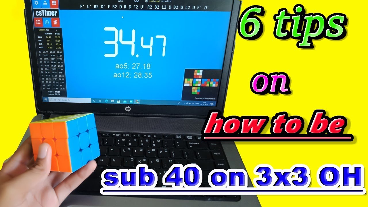6 Tips on how to be sub 40 on OH