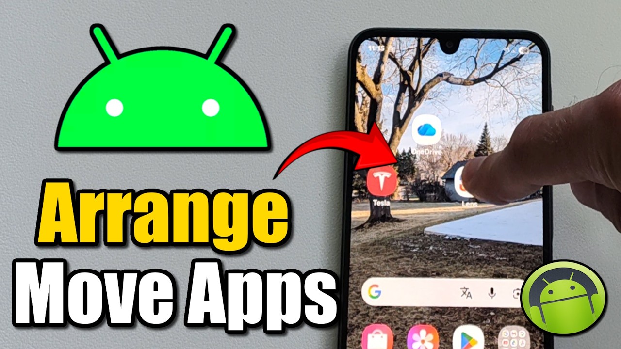 Как перемещать и упорядочивать приложения на Android