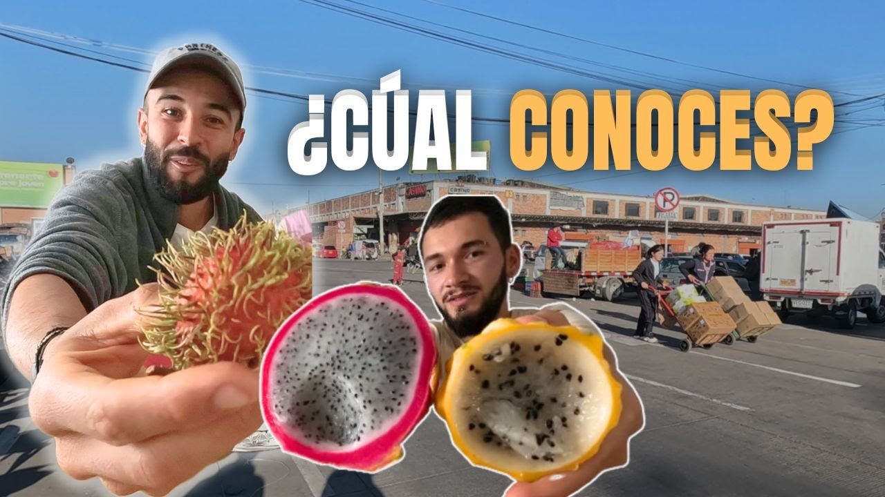 Probando las FRUTAS más EXÓTICAS de COLOMBIA / Corabastos Bogotá