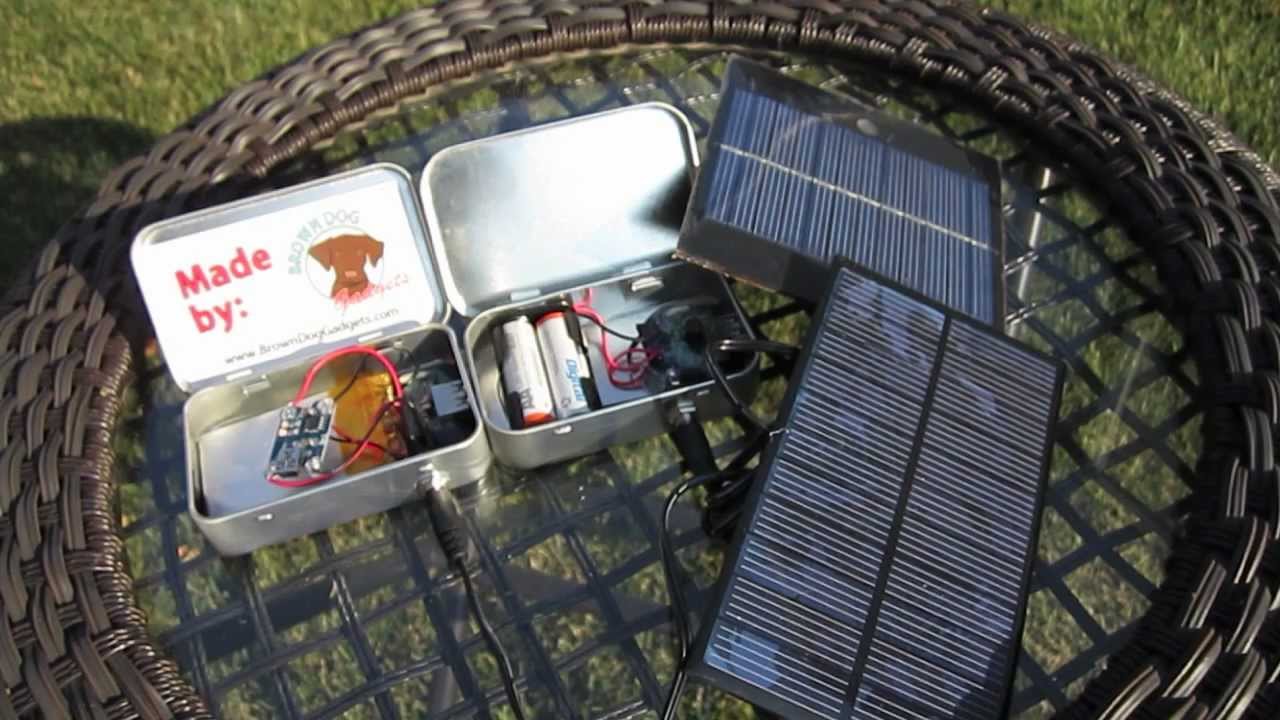DIY Lithium Solar USB Charger