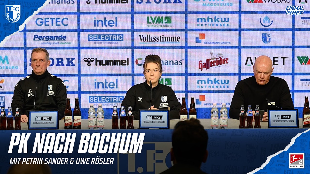 &bdquo;Die Tore zum richtigen Zeitpunkt gemacht.&ldquo; | PK nach dem Heimsieg gegen Bochum (4:1)