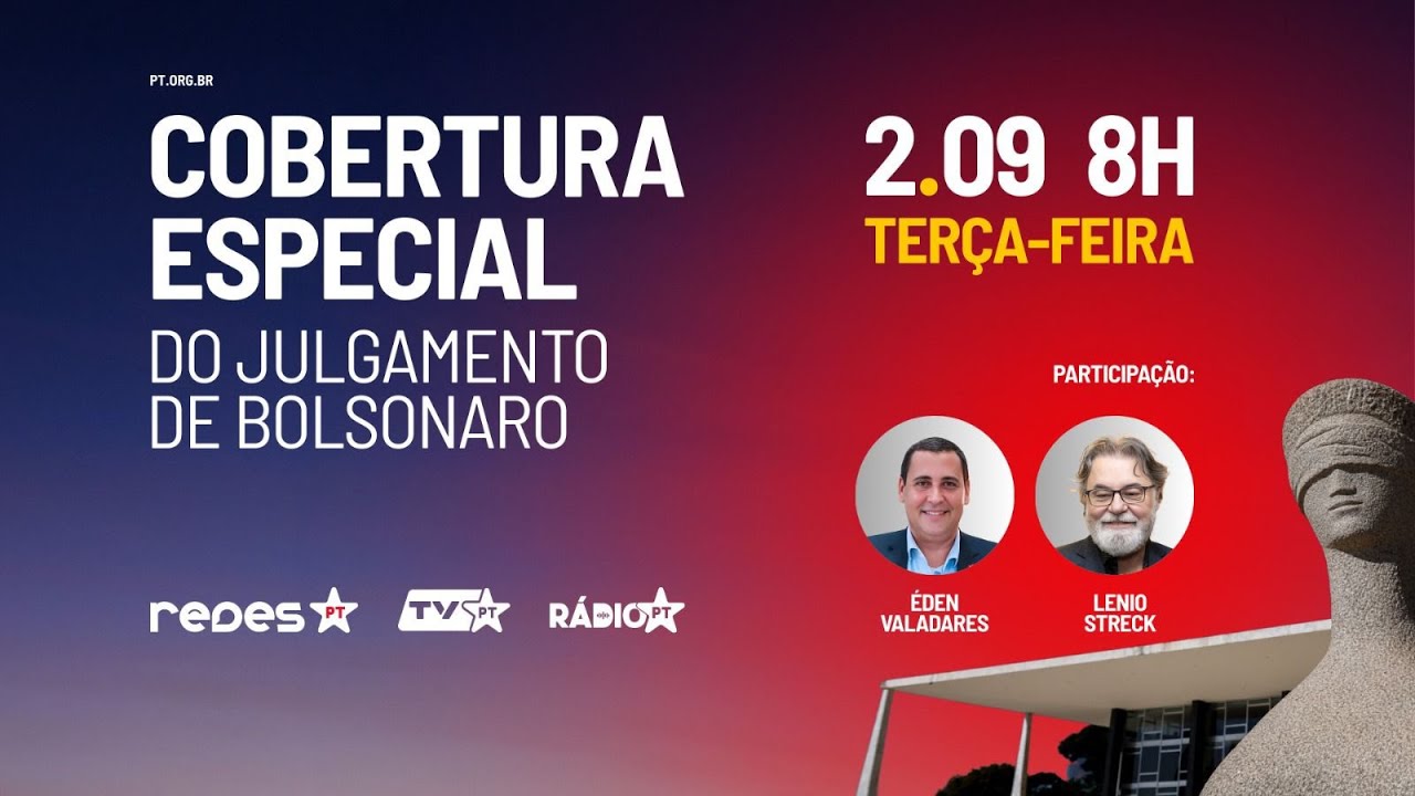 02/09 | 🔴 Cobertura Especial do Julgamento de Bolsonaro
