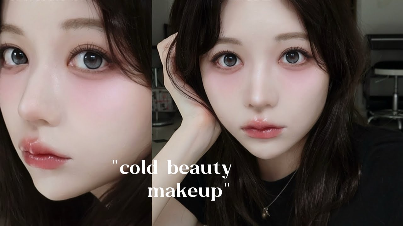 【𝙈𝙖𝙠𝙚𝙪𝙥】クールなテトニョメイク⛓️🖤 테토녀메이크업🐈‍⬛