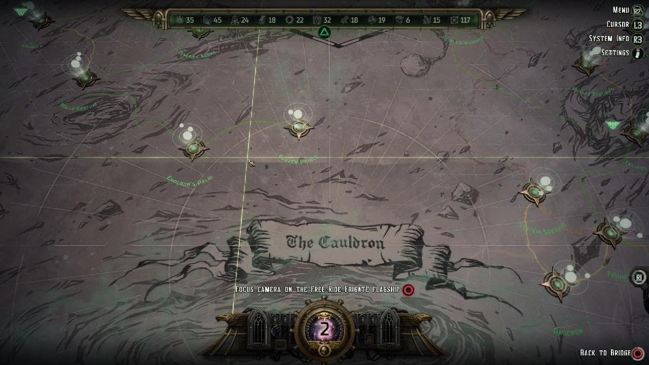 Warhammer 40000: Rogue Trader - Act 2 Mapped