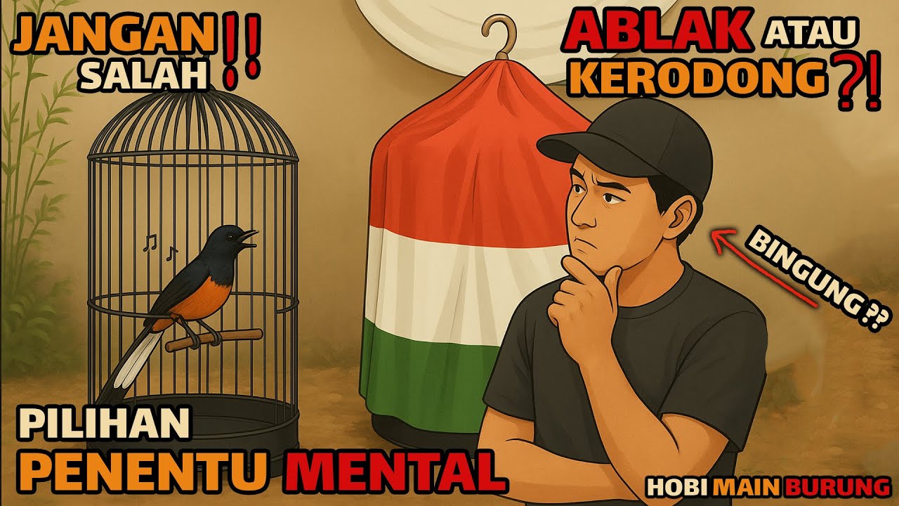 FULL ABLAK / FULL KERODONG - Mana yang Tepat untuk KARAKTER Murai Batu MU ?