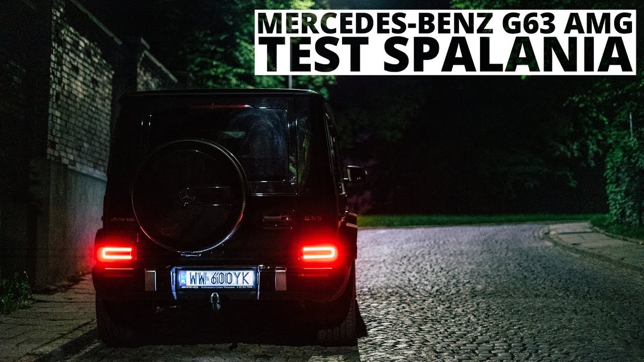 Mercedes-Benz G63 AMG 4.0 V8 585 KM (AT) - pomiar zużycia paliwa