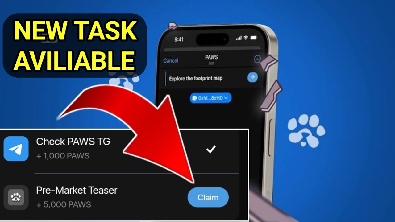 Paws new task|Pre market treaser|paws new task video|paws update