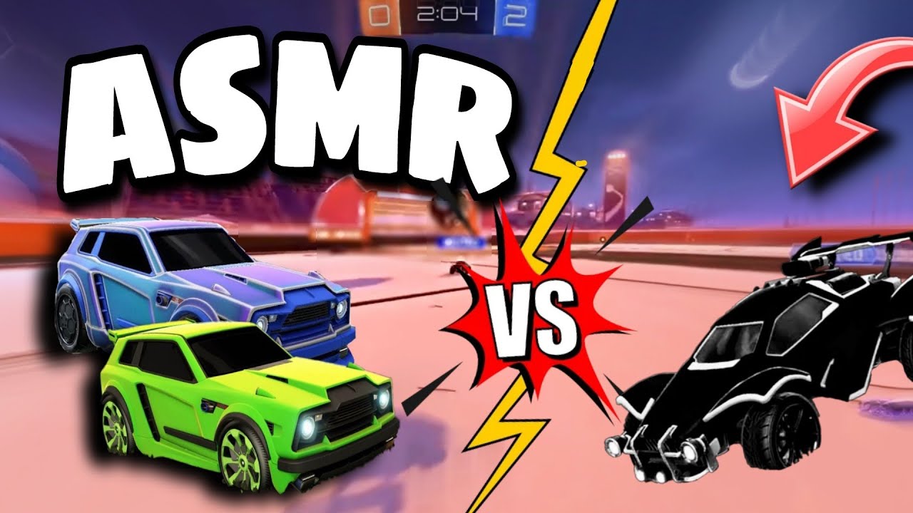 ASMR- La Game la Plus Serrée En 2v1 sur Rocket League ! 🤯💤 ( mode focus activé )