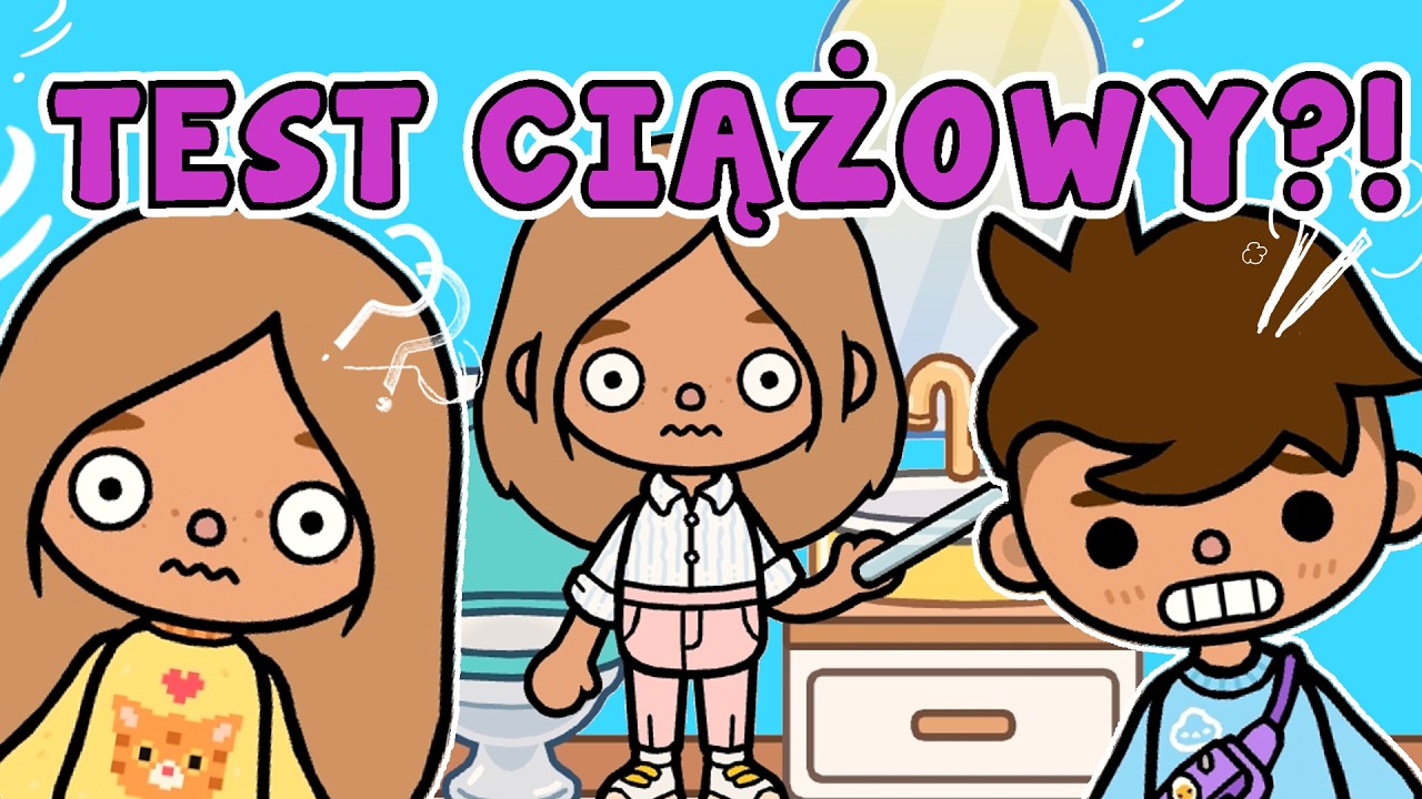 NASZA MAMA ROBI TEST CIĄŻOWY 😱 CZY BĘDZIEMY MIELI RODZEŃSTWO 😬 TOCA BOCA PO POLSKU TOPIK I TOPCIA