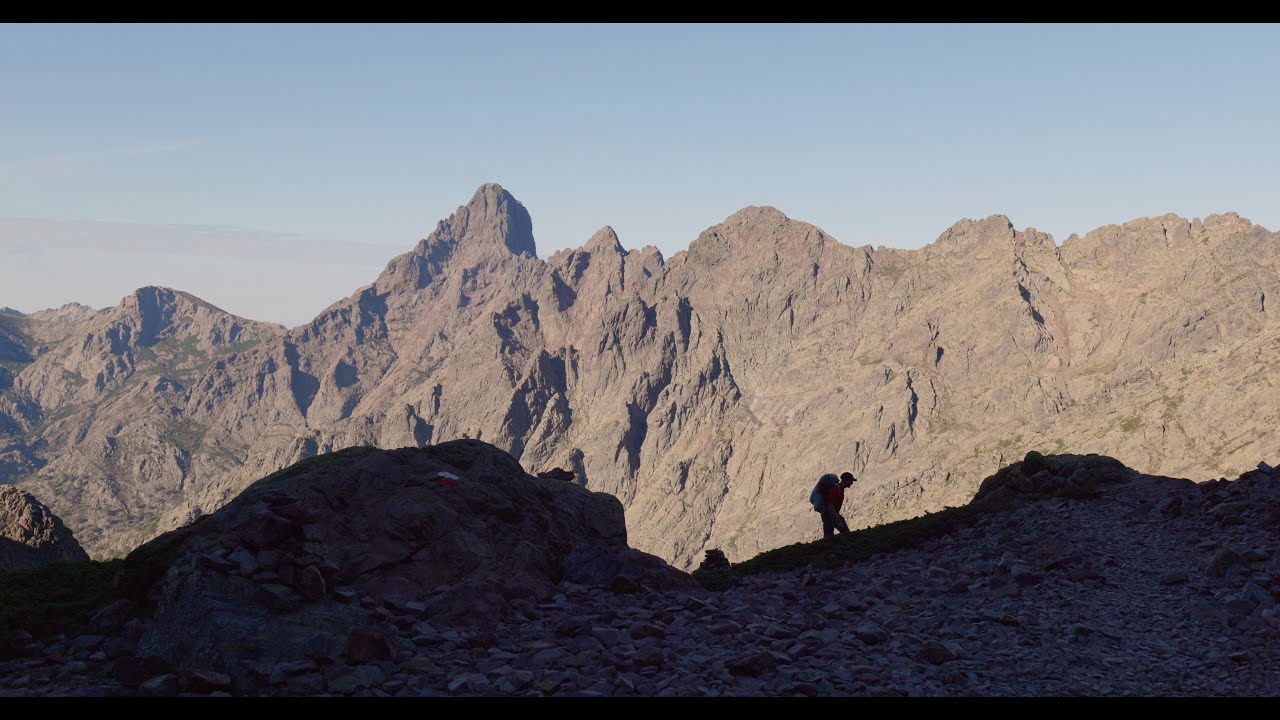 Solo Hiking the GR20 North part from Vizzavona to Calenzana early September in 4K