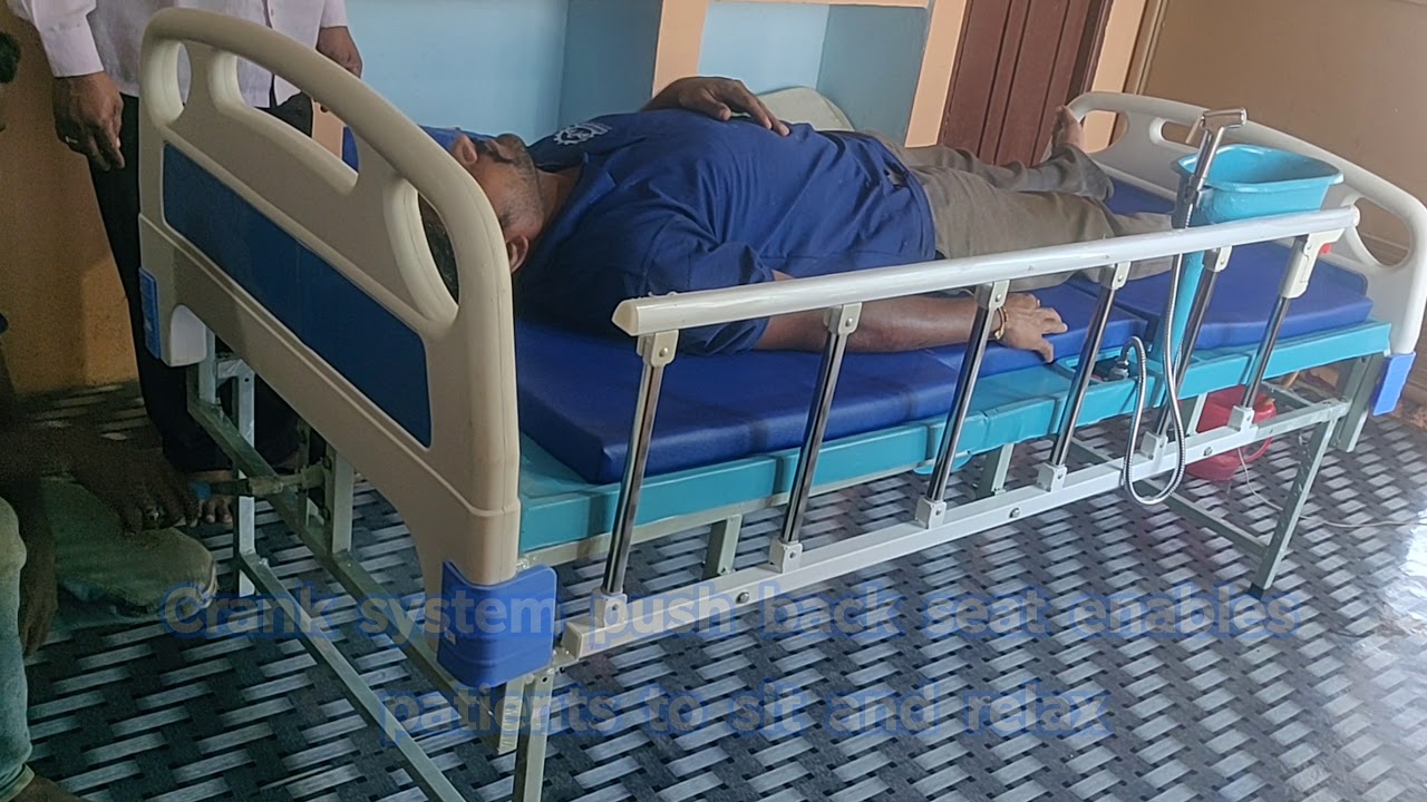Commode Bed for patients# Hospital bed for Patients with Built-in Commode