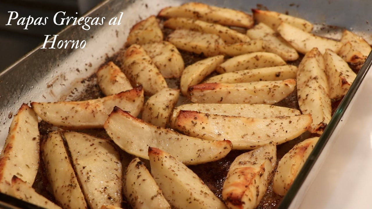 PAPAS GRIEGAS AL HORNO *SUPER DELICIOSAS!*