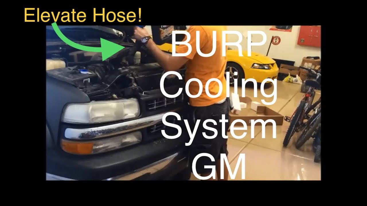 Burp GM 5.3L 6.0L 6.2L Engines Silverado, Suburban, Yukon, Escalade, GMC Chevy Chevrolet Cooling