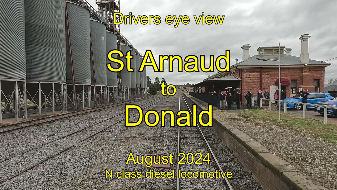 Drivers eye view, St Arnaud to Donald, Aug 2024
