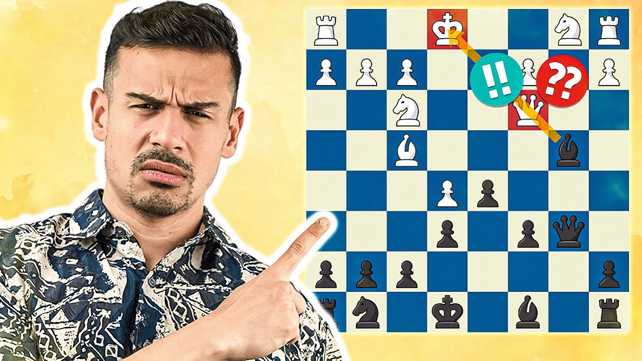 Ce joueur classé 1100 se met à tricher après m'avoir donné sa dame ?