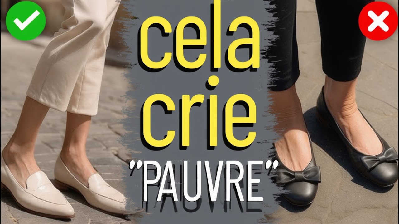 8 chaussures qui vous donnent un air bon marché après 50 ans