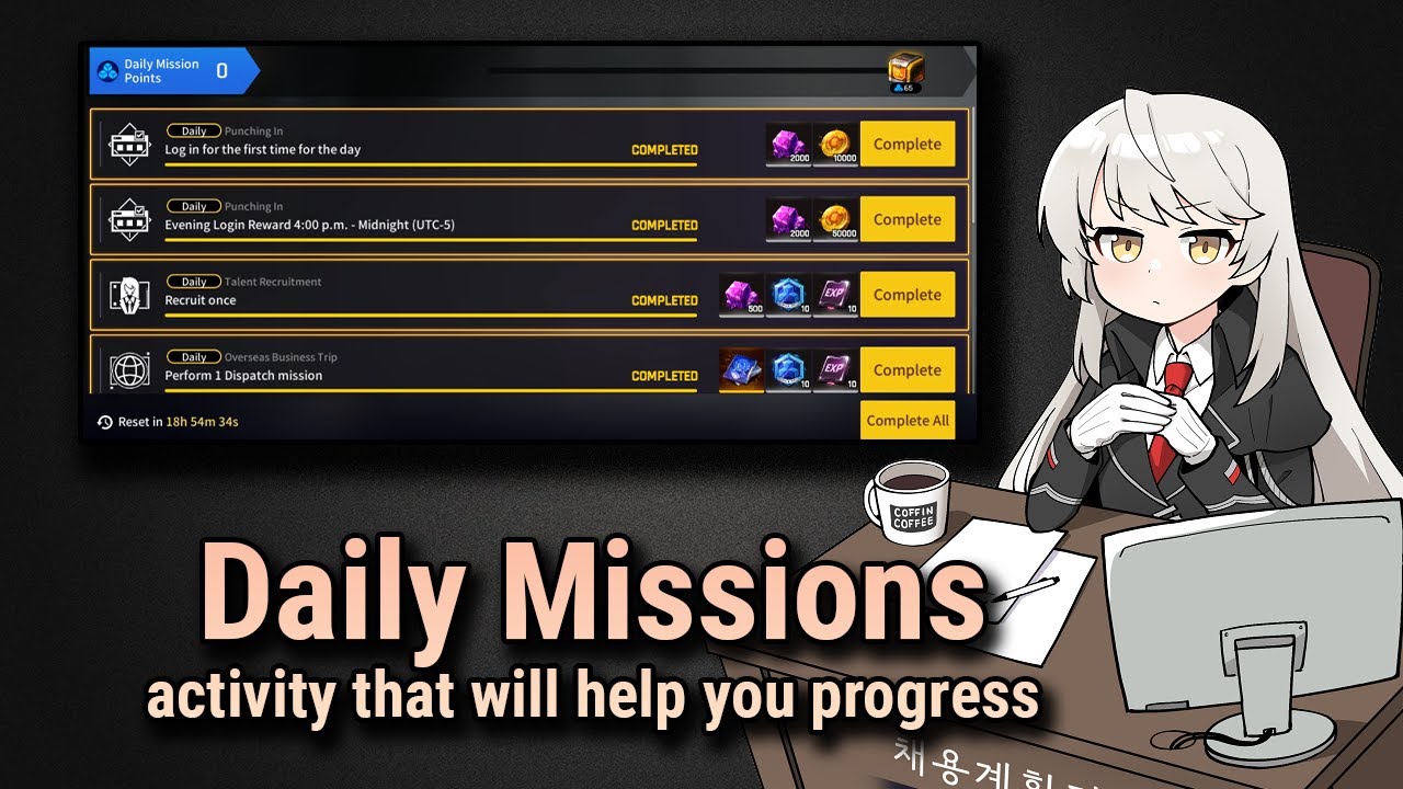 [CounterSide] Daily activity that will help you out | Global Server Guide