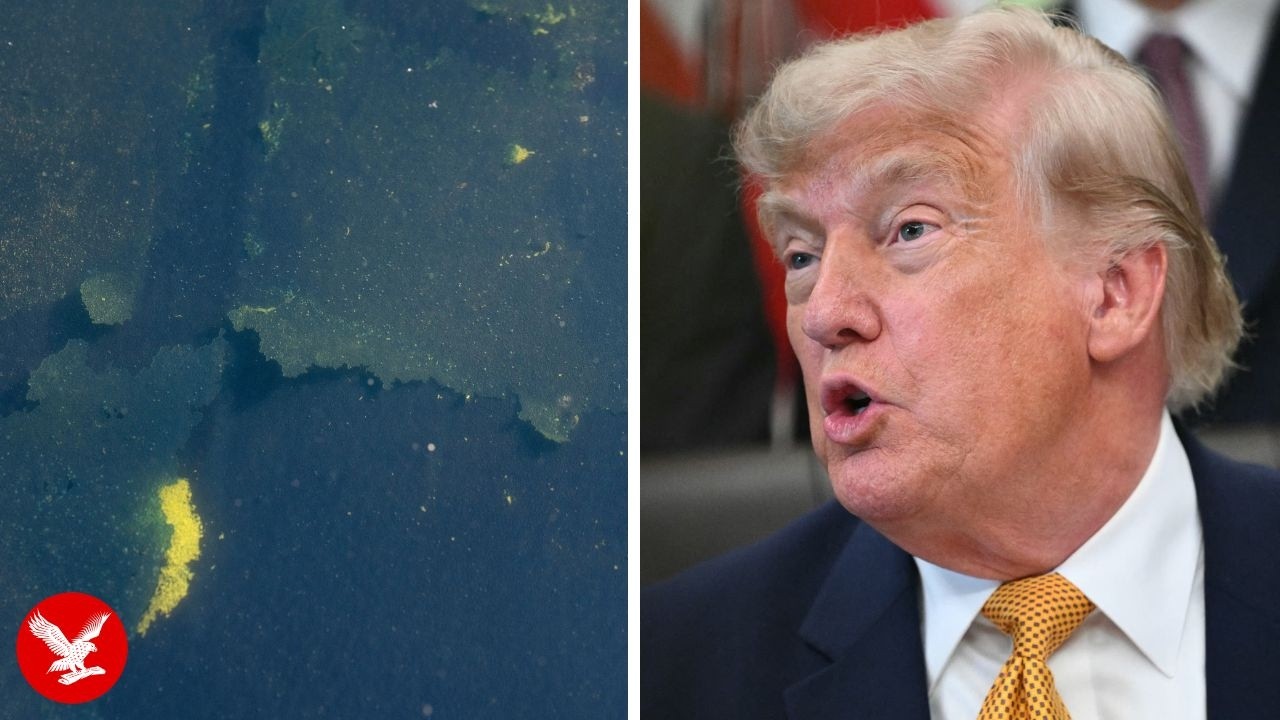 Trump challenged over claims paint peeling off Reflecting Pool is due to sabotage