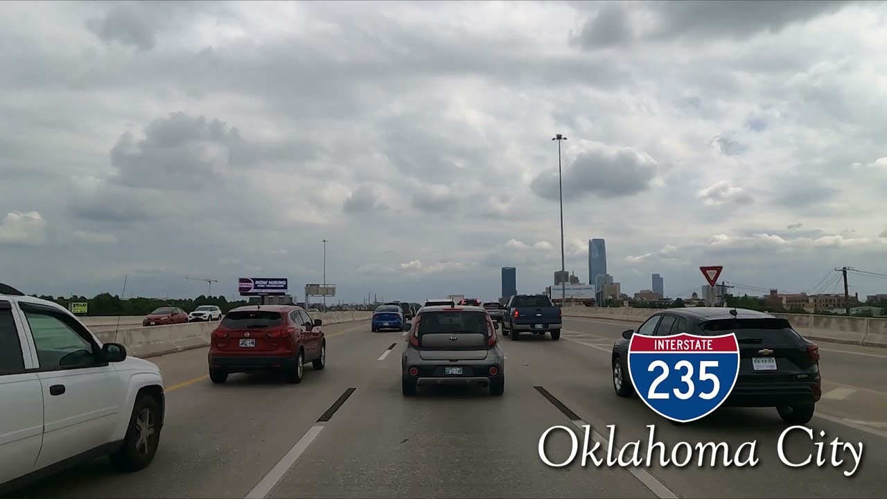 I-235 South End to End Tour Downtown Oklahoma City