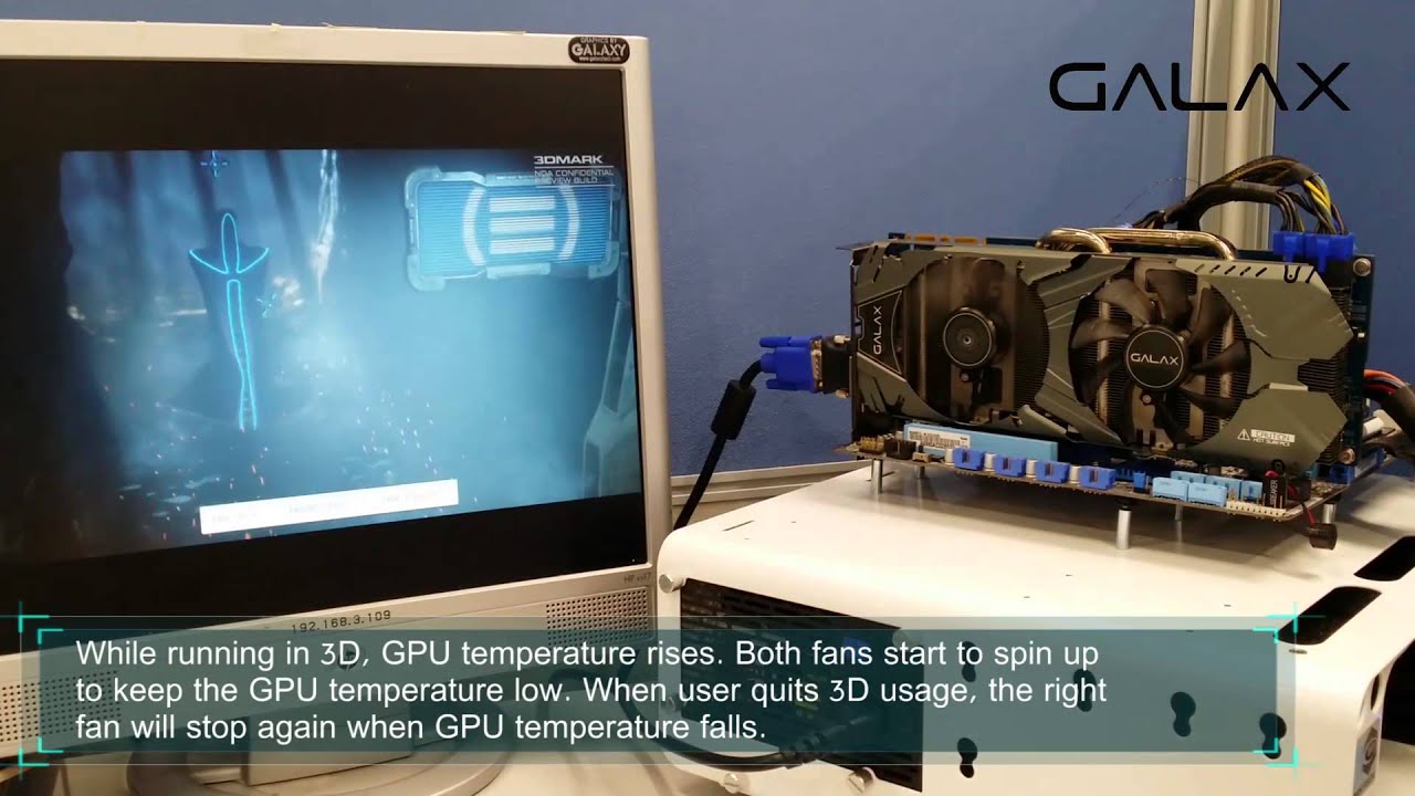 GALAX GeForce GTX 970 EX OC - Silent Extreme Technology (SET) demostration