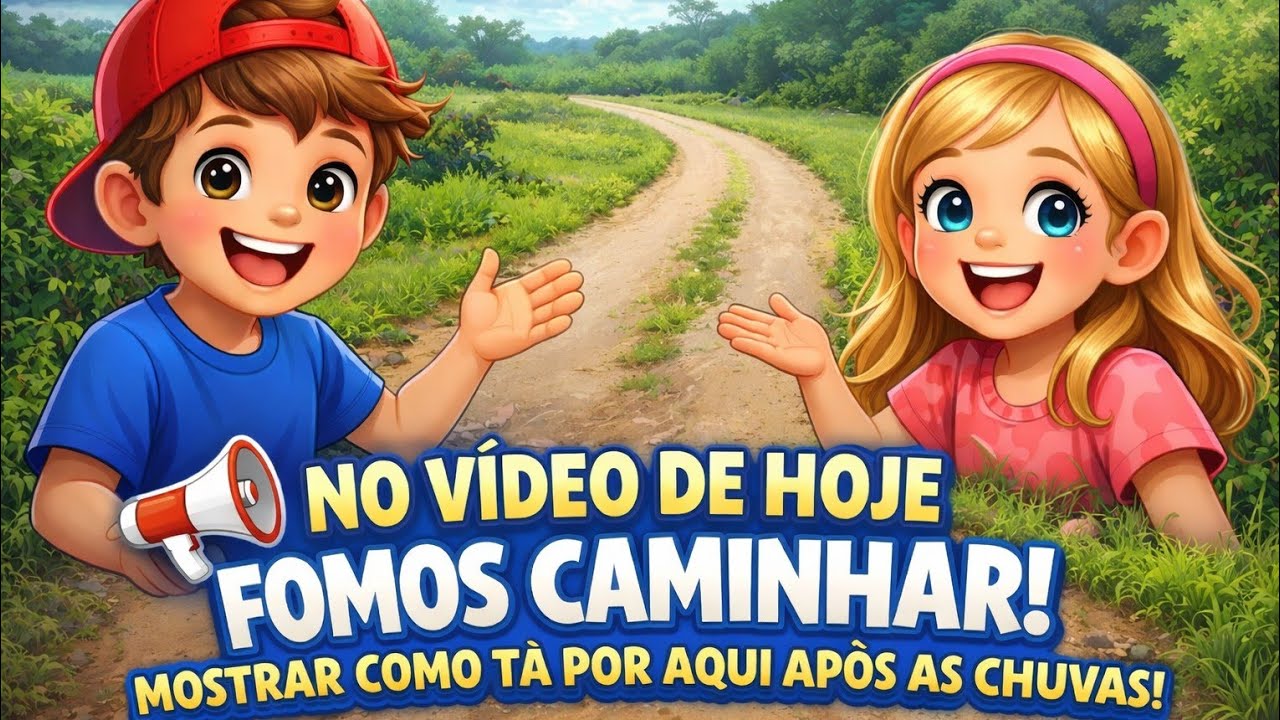 CAMINHANDO APÓS AS CHUVAS , OLHA O QUE ANA JÚLIA COMEU 