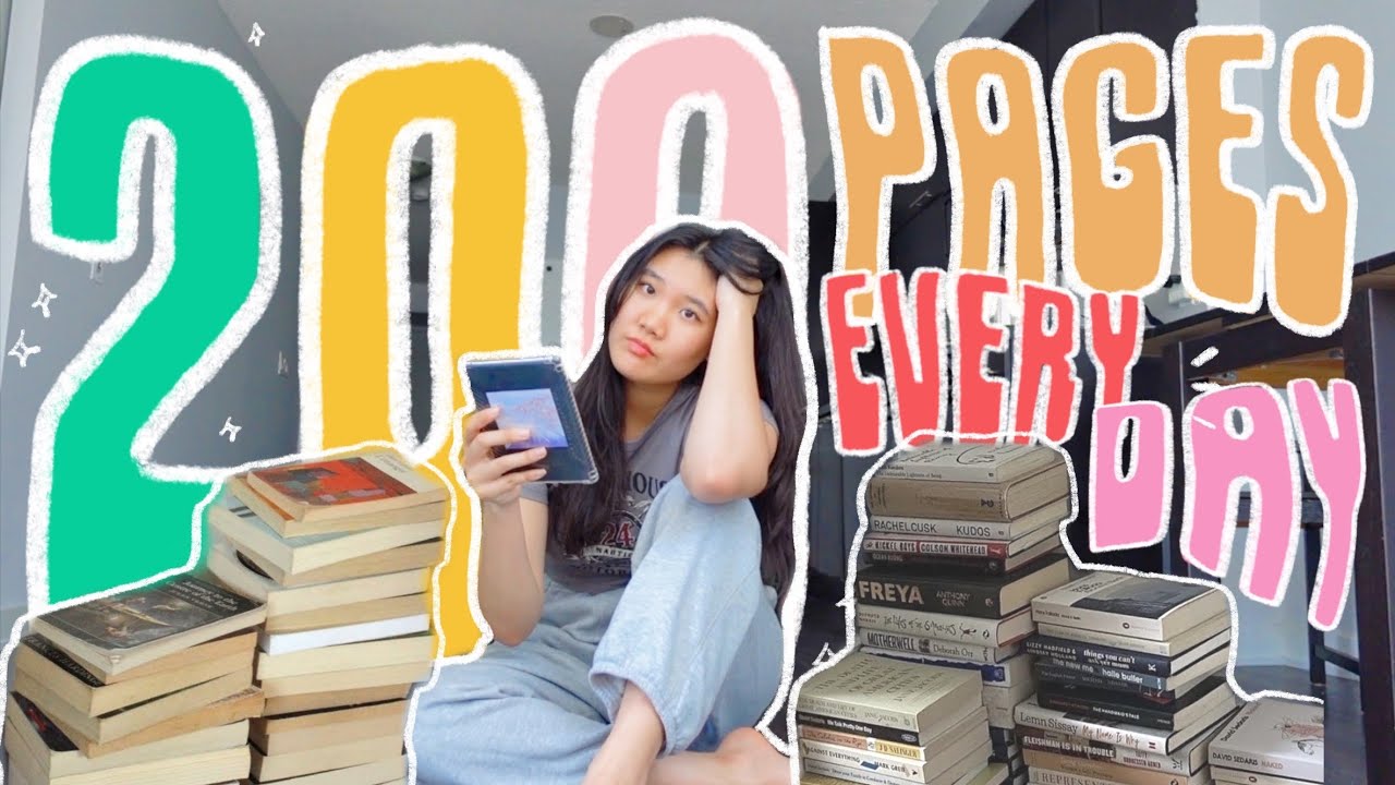 i read 200 pages every single day… and it almost killed me