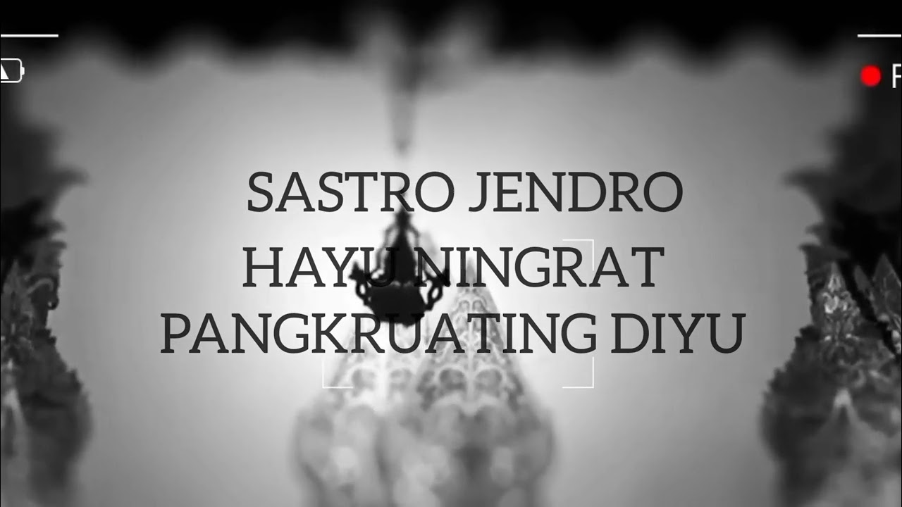 KI NARTO SABDO "SASTRO JENDRO HAYUNINGRAT"