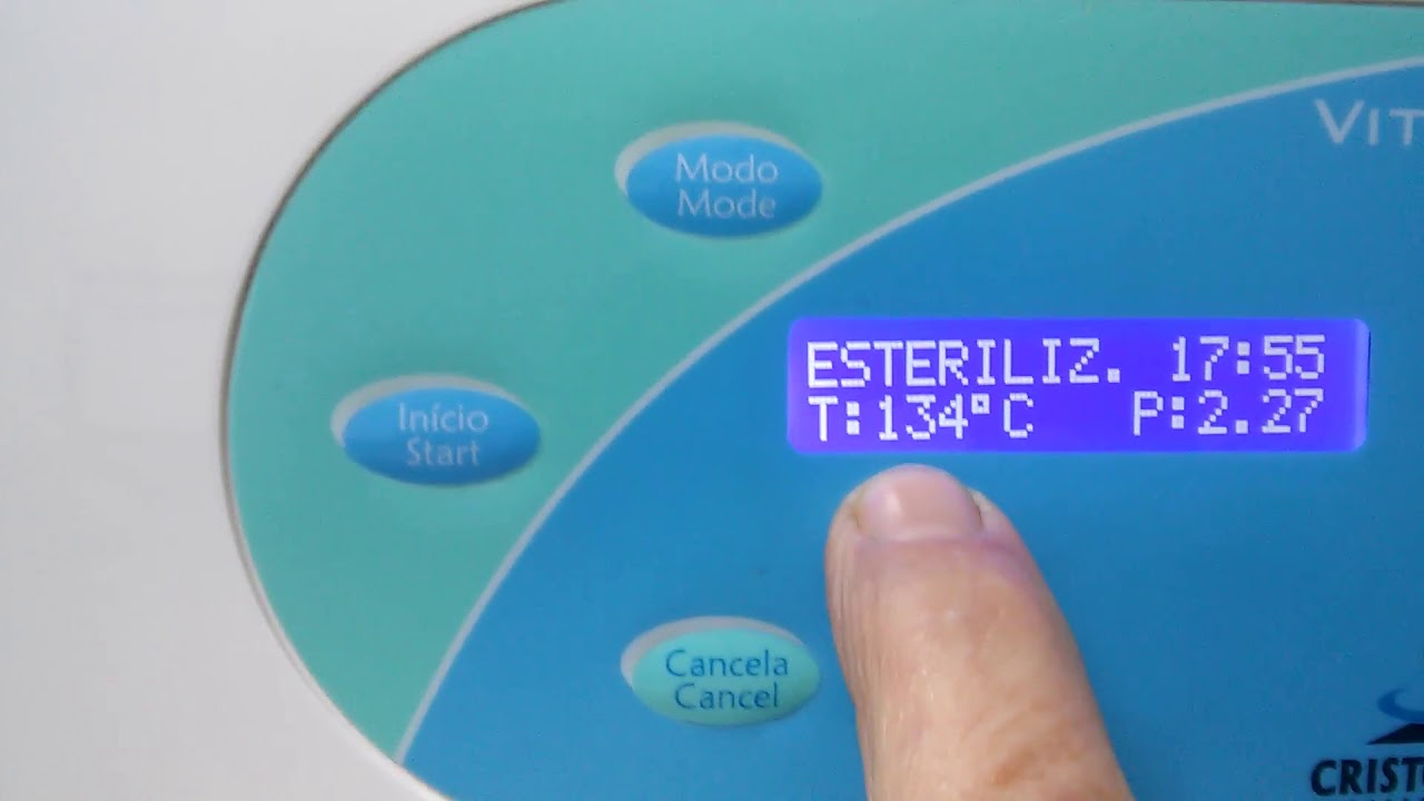 TECHBRAN - Realizando teste químico classe 6 Autoclave Cristofoli digital 21L.