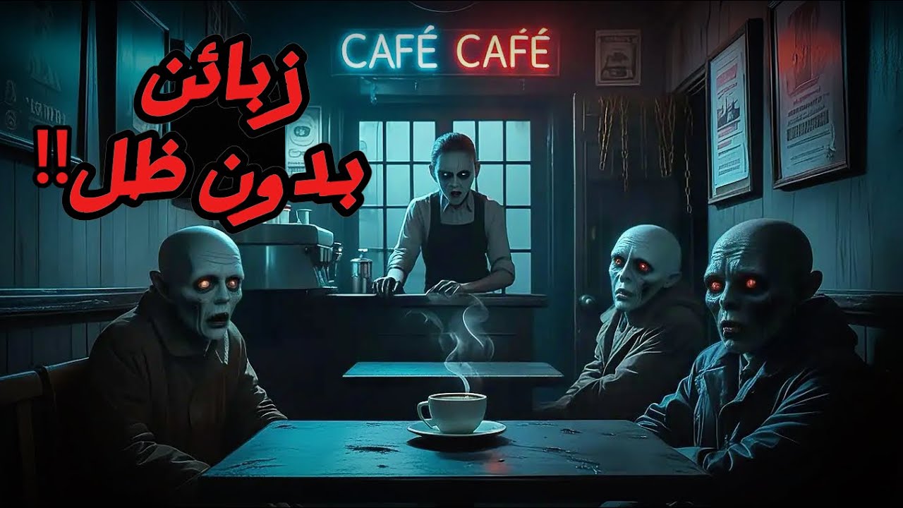 قبلت بدوام ليلي… وما كنت أعرف إن الزبائن مو بشر! ☕️💀